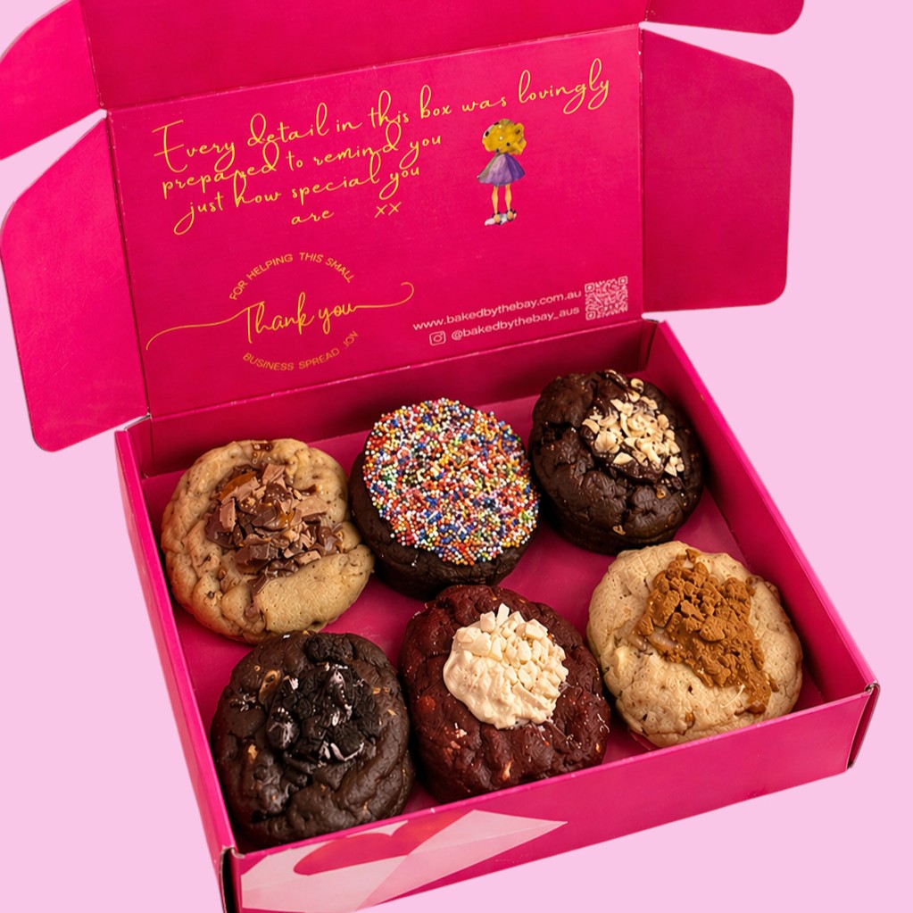 Cookie-licious Gift Box - 6 Deluxe Cookies